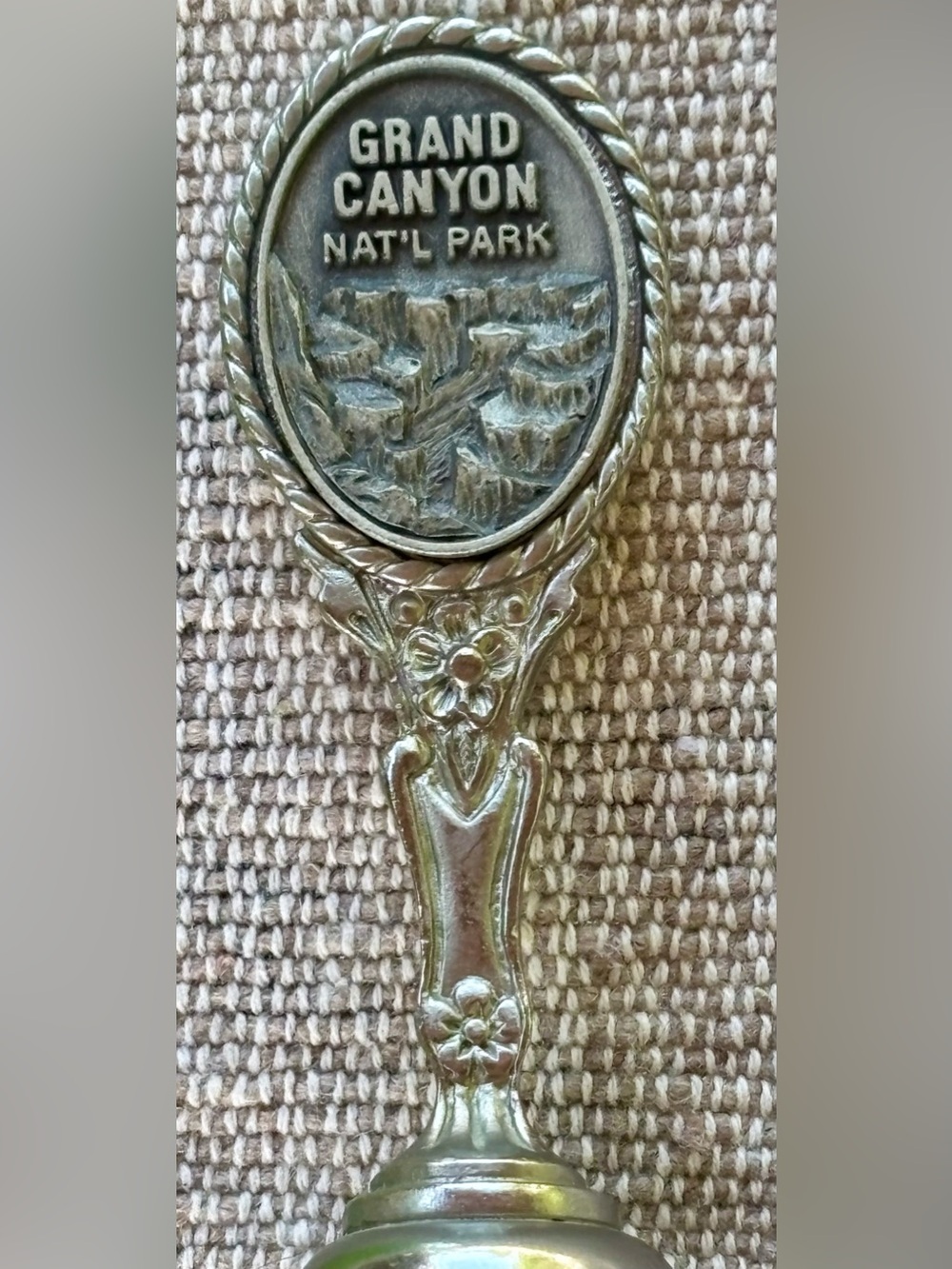 Vintage Grand Canyon National Park Silver-Tone Collectible Miniature Bell